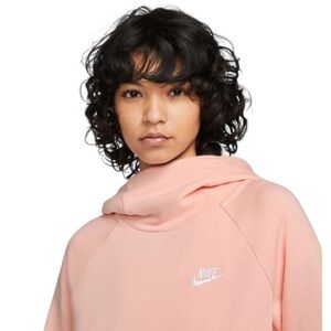 Nike Sportswear Hoodie Woman’s Pink New Without Tags Unworn Size Large Pockets